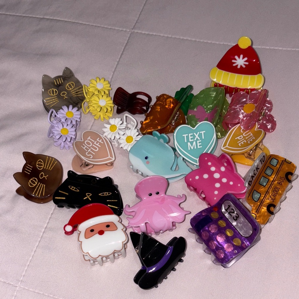 Colorful Hair Clip Set